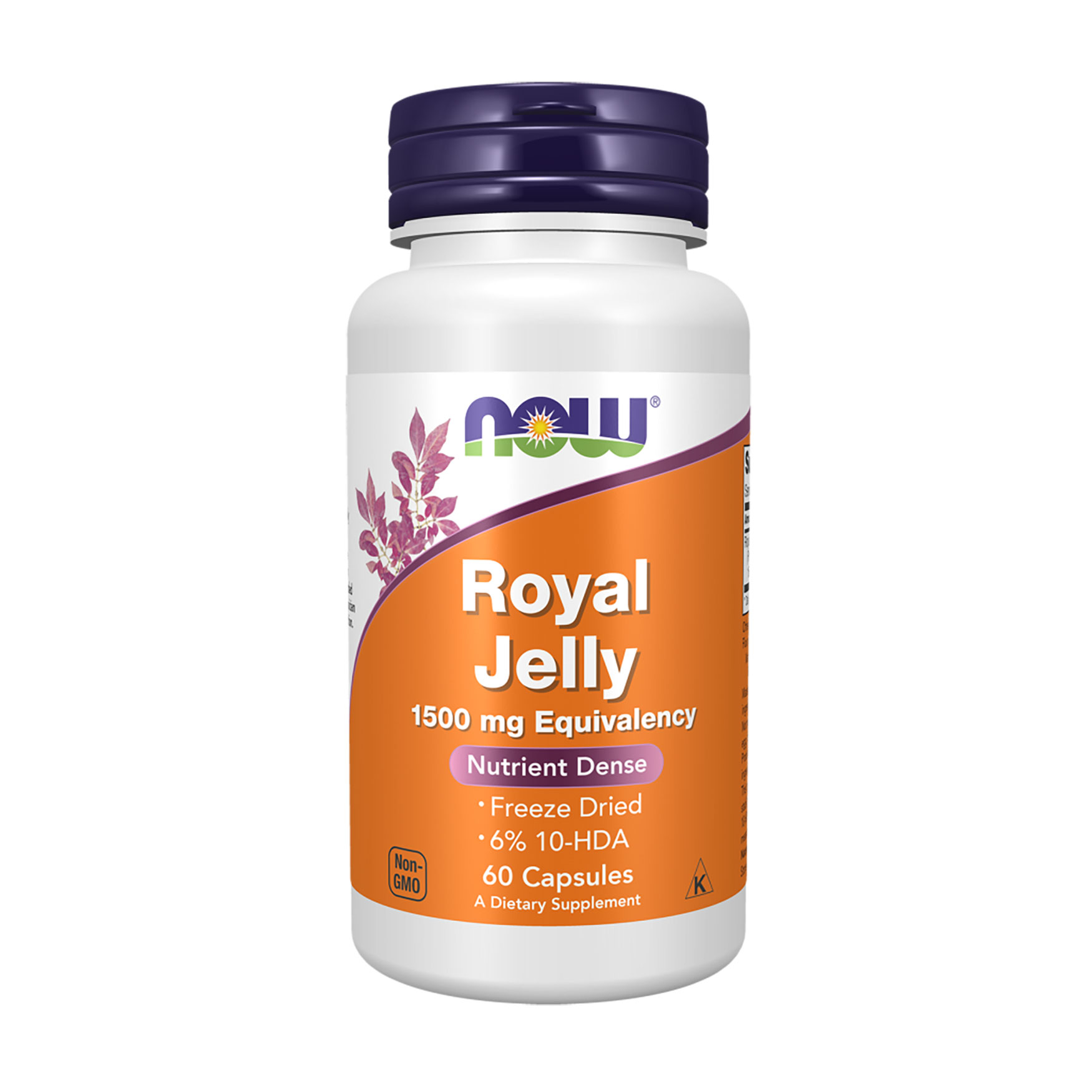 Маточне молочко NOW foods Royal Jelly 1500 мг, 60 капсул
